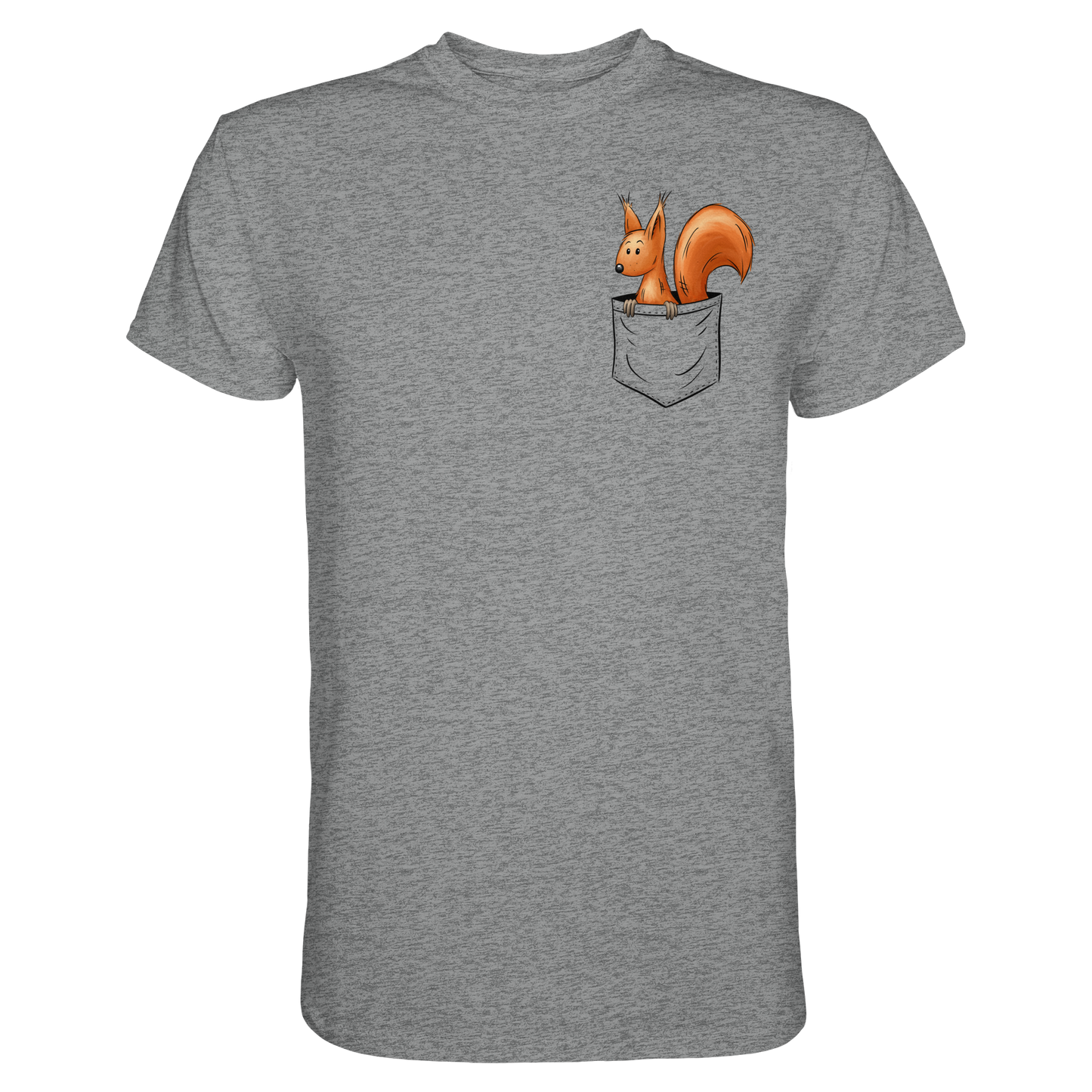 Lässiges Eichhörnchen In Tasche - Premium Shirt