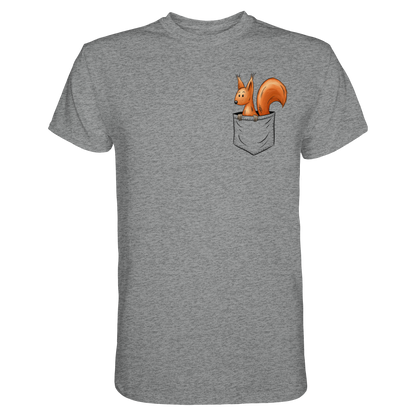 Lässiges Eichhörnchen In Tasche - Premium Shirt