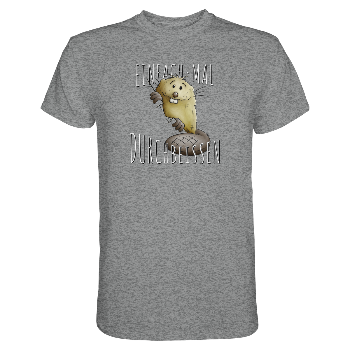 Einfach mal Durchbeissen Biber - Premium Shirt