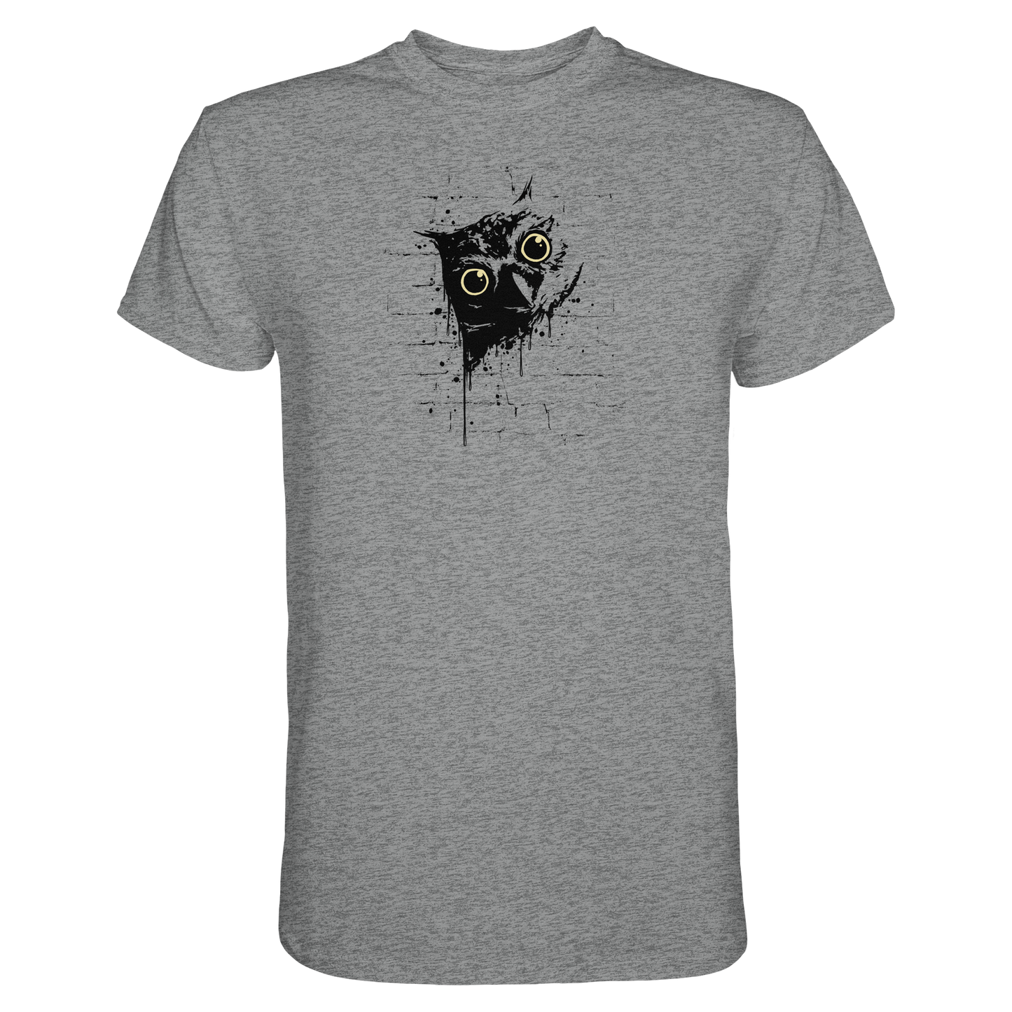 Lässige Street Art Eule - Premium Shirt