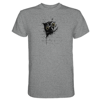 Lässige Street Art Eule - Premium Shirt