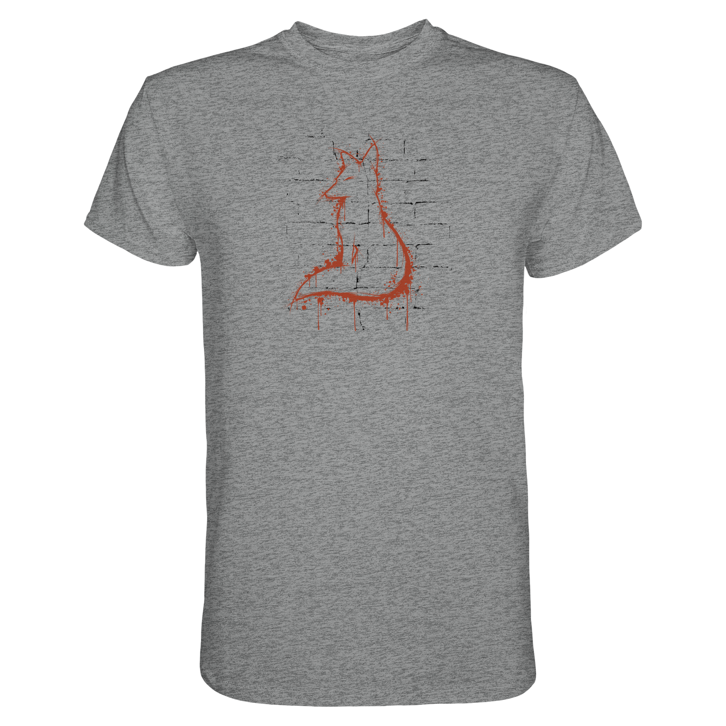 Street Art Fuchs Silhouette - Premium Shirt