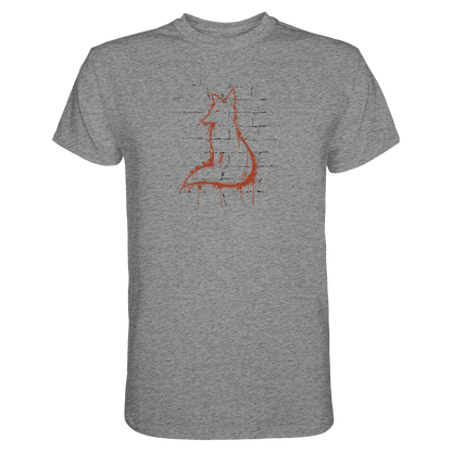 Street Art Fuchs Silhouette - Premium Shirt