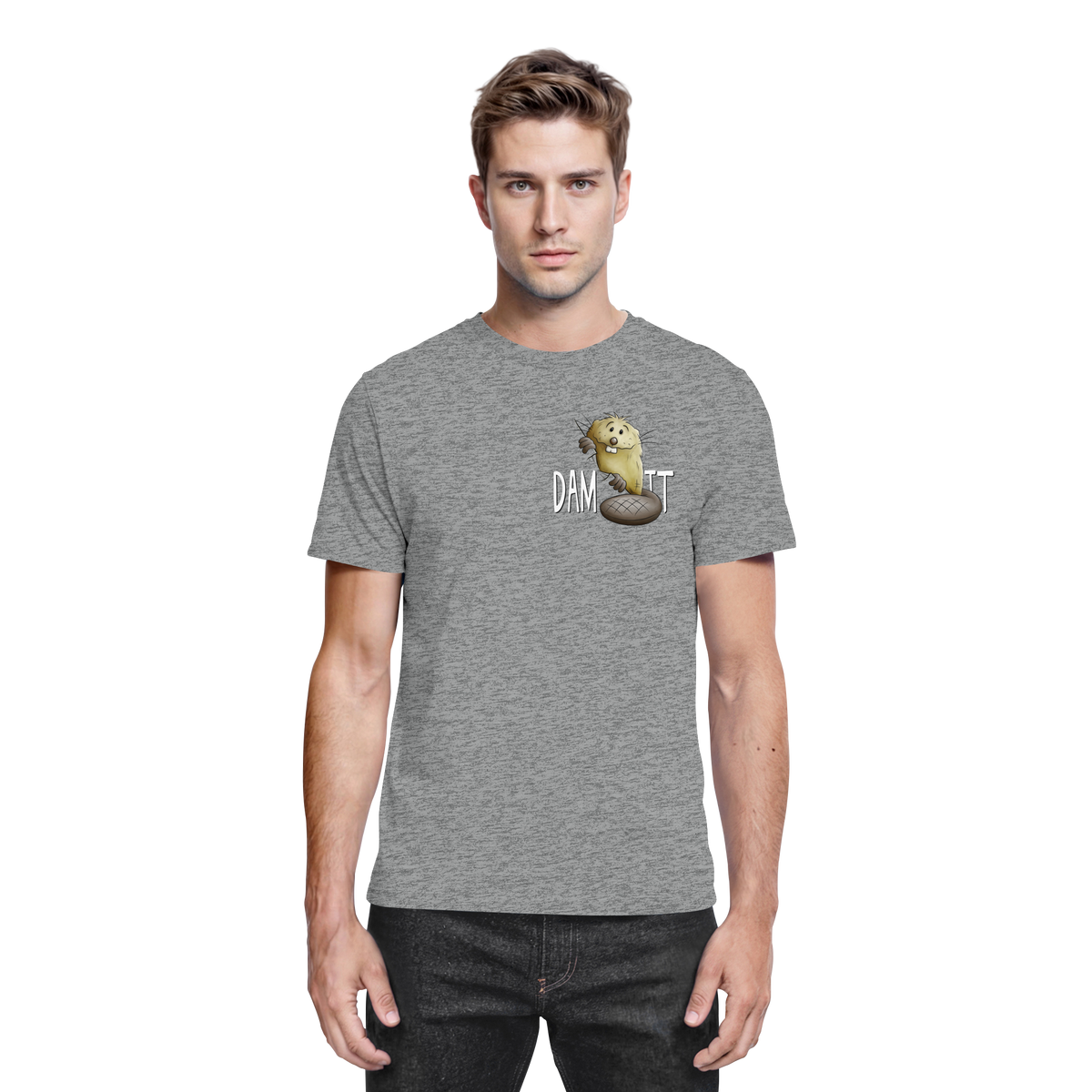 Dam It Verdammt Lustiger Biber - Premium Shirt