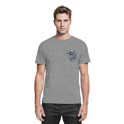 Grufti Rabe Krähe in der Tasche - Premium Shirt