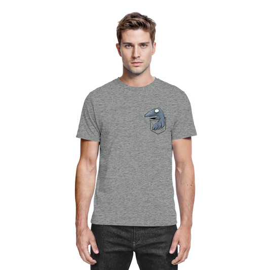 Grufti Rabe Krähe in der Tasche - Premium Shirt