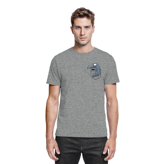 Grufti Rabe Krähe in der Tasche - Premium Shirt