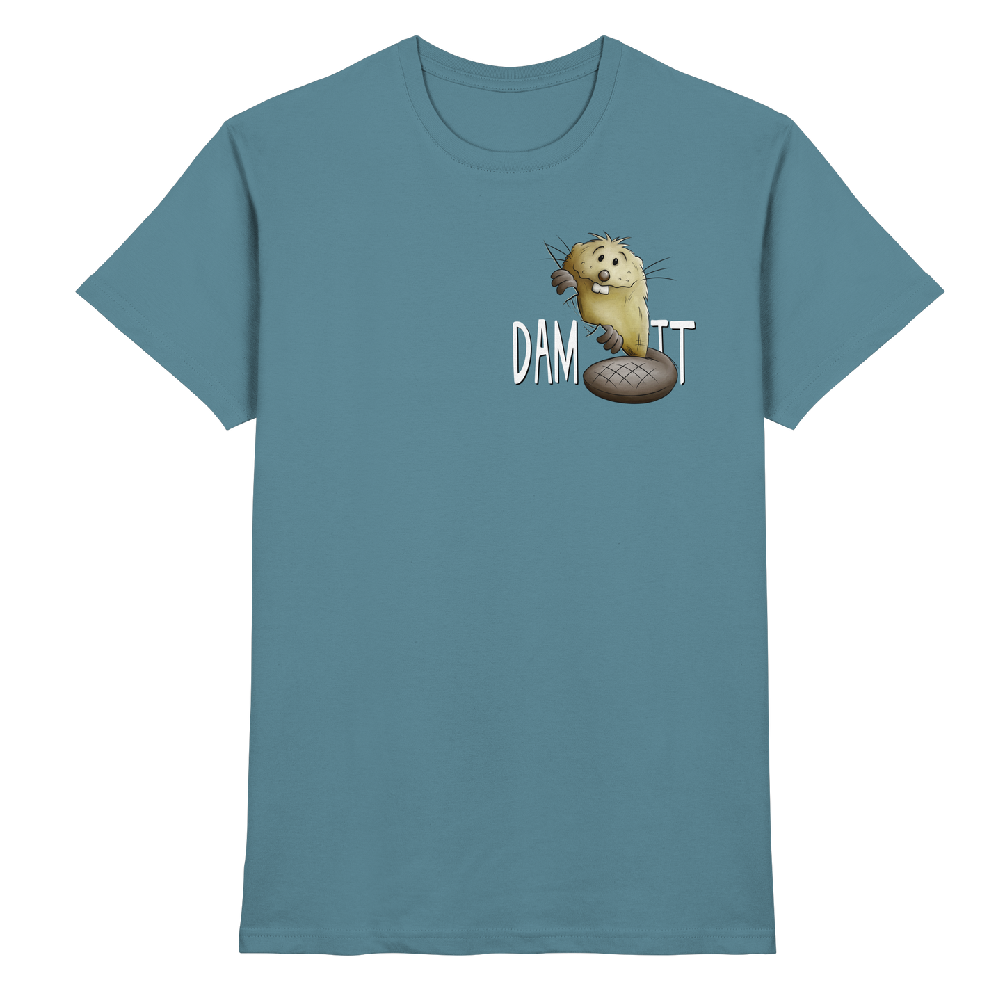 Dam It Verdammt Lustiger Biber - Premium Shirt