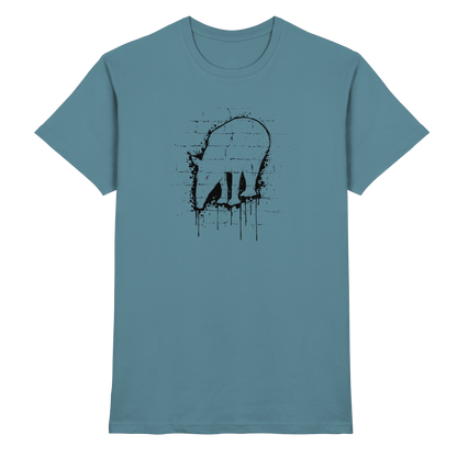 Urban Street Art Tapir Silhouette - Premium Shirt