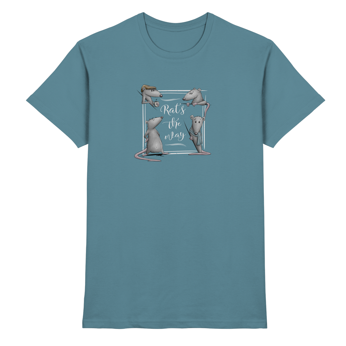 Rat’s The Way Kaffeehaus Ratten - Premium Shirt