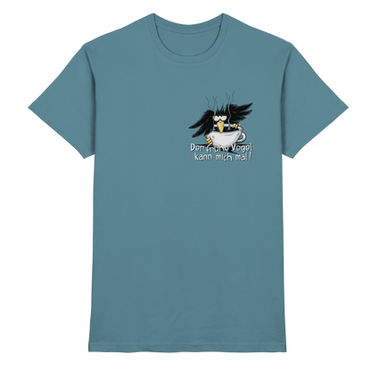 Der frühe Vogel kann mich mal | Kaffee Rabe - Premium Shirt