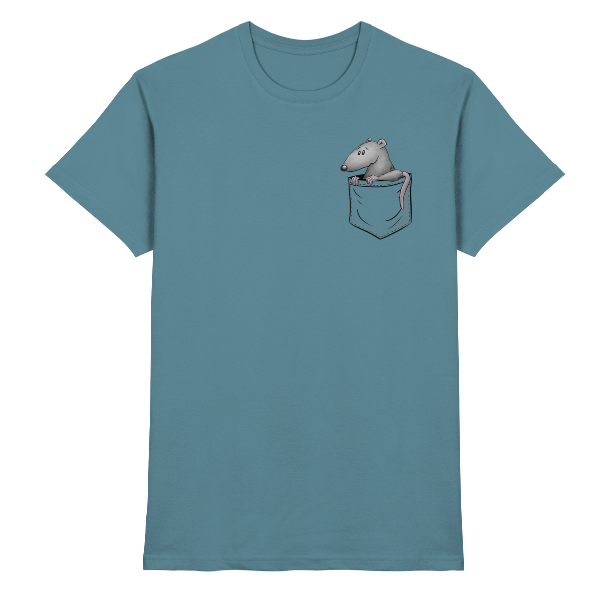 Kleine Ratte in der Tasche - Premium Shirt