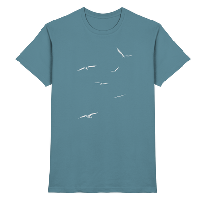 Vogelschwarm – Traum vom Fliegen - Premium Shirt