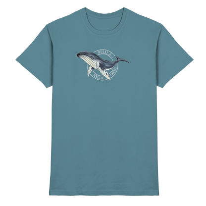 Whale, Hello There | Buckelwal - Premium Shirt