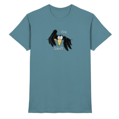 Joa Läuft Krähe gechillter Rabe - Premium Shirt