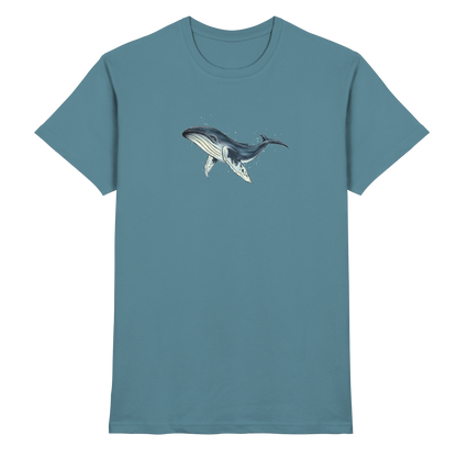 Tiefsee Ozean-Riese Buckelwal - Premium Shirt