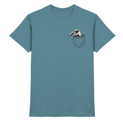 Lustig gemütlicher Dachs In der Tasche - Premium Shirt