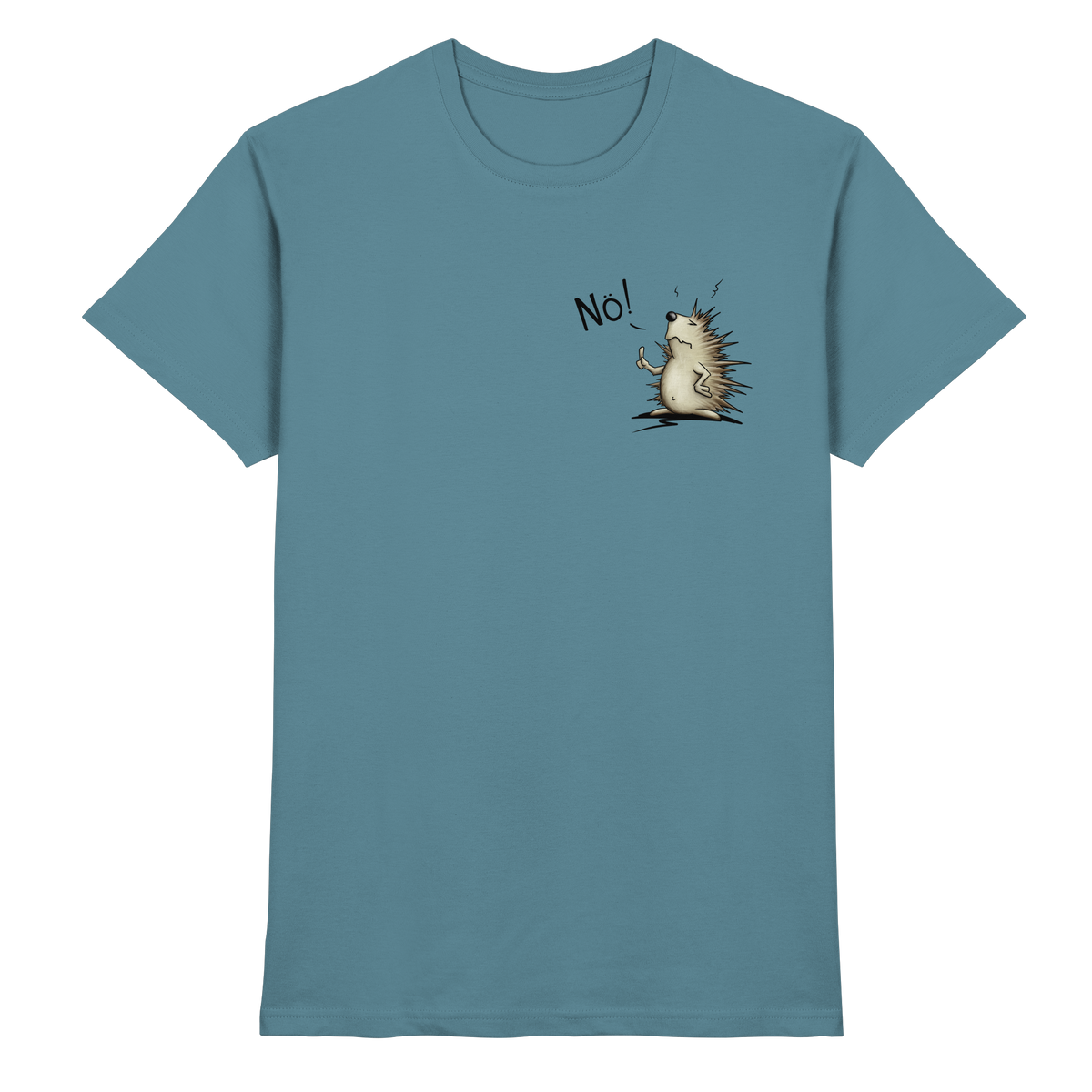 Nö! Grummeliger Igel - Premium Shirt