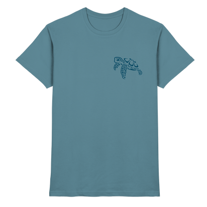 Lässig lustige Wasserschildkröte - Premium Shirt