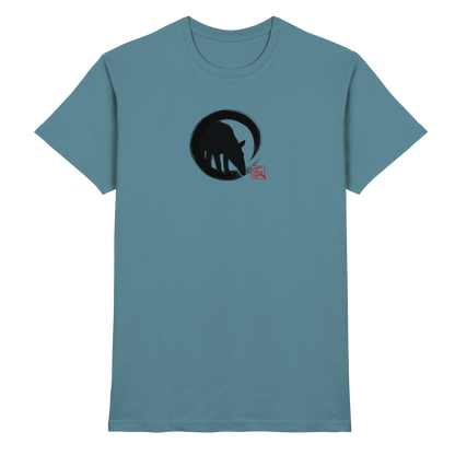 Zen Tapir im japanischen Enso Kreis - Premium Shirt