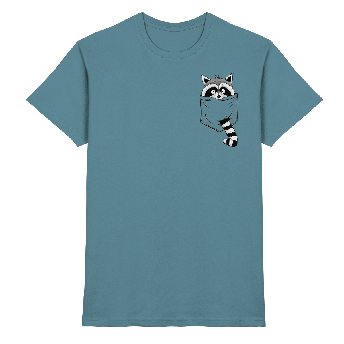 Waschbär in Deiner Tasche - Premium Shirt