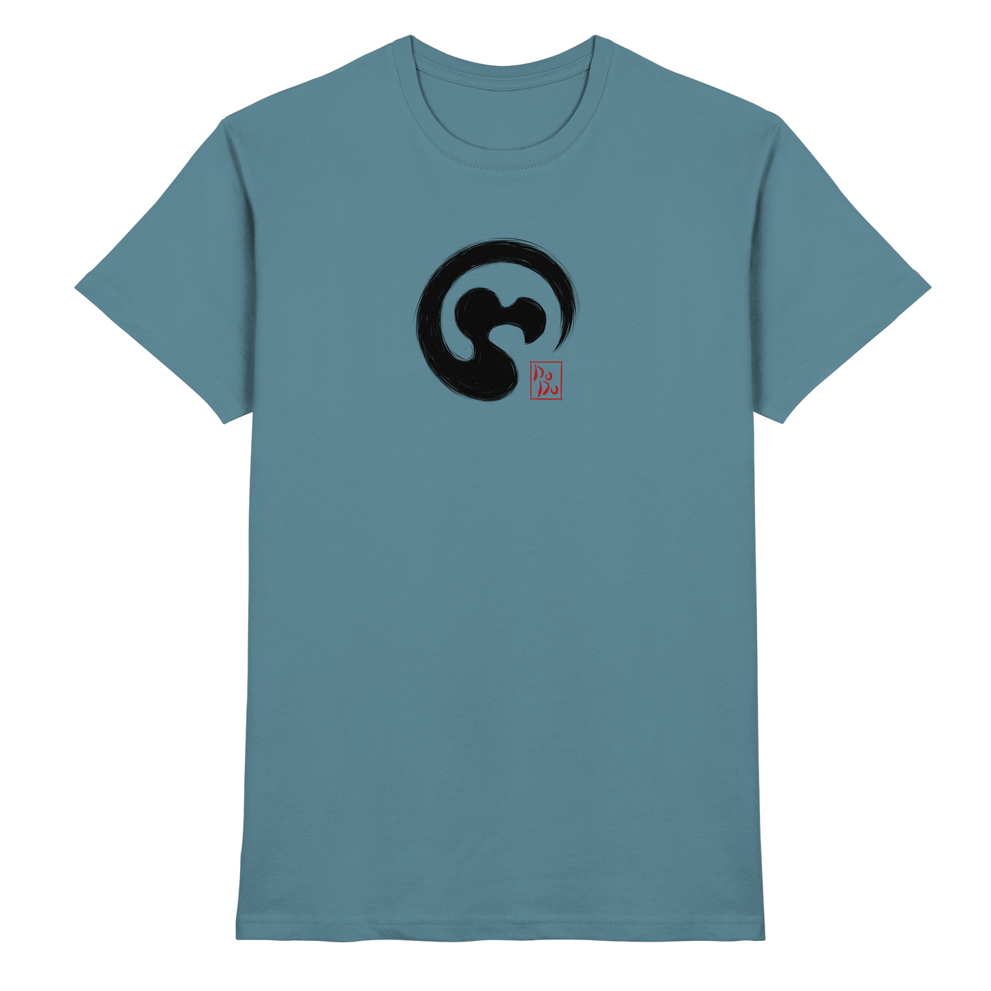 Zen Dodo im japanischen Enso Kreis - Premium Shirt