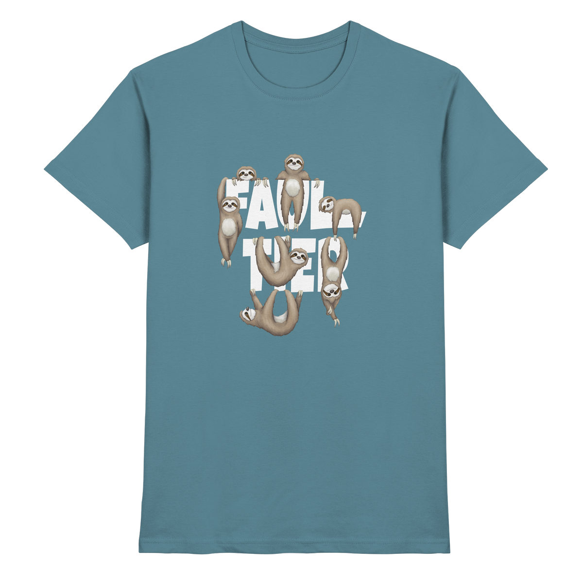 Viele gechillte Faultiere - Premium Shirt