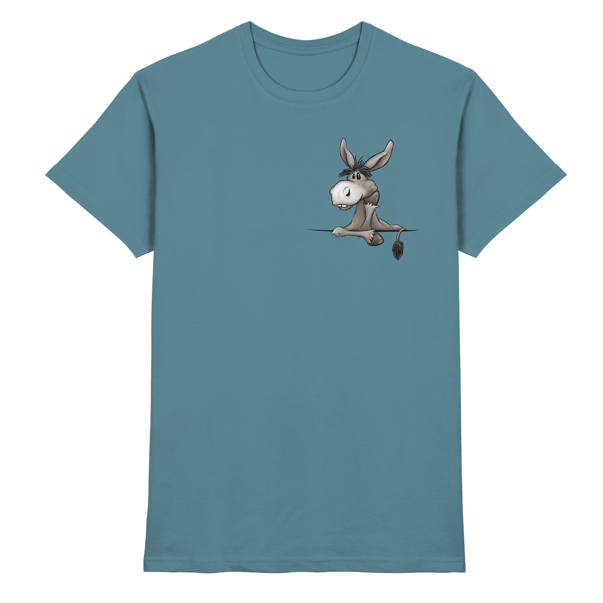 Lustiger lässiger Esel - Premium Shirt