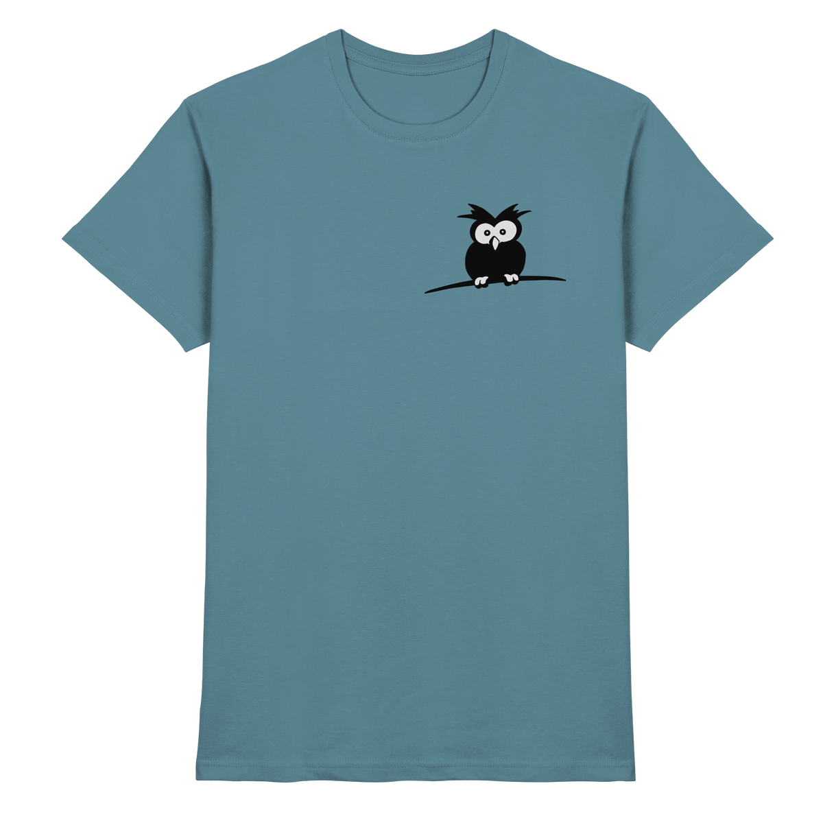 Kleine struppige Eule - Premium Shirt
