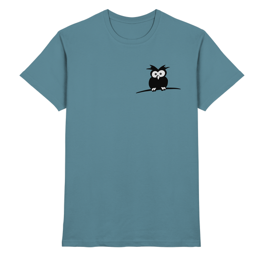 Kleine struppige Eule - Premium Shirt