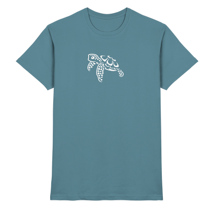 schwimmende Meeres-Schildkröte - Premium Shirt