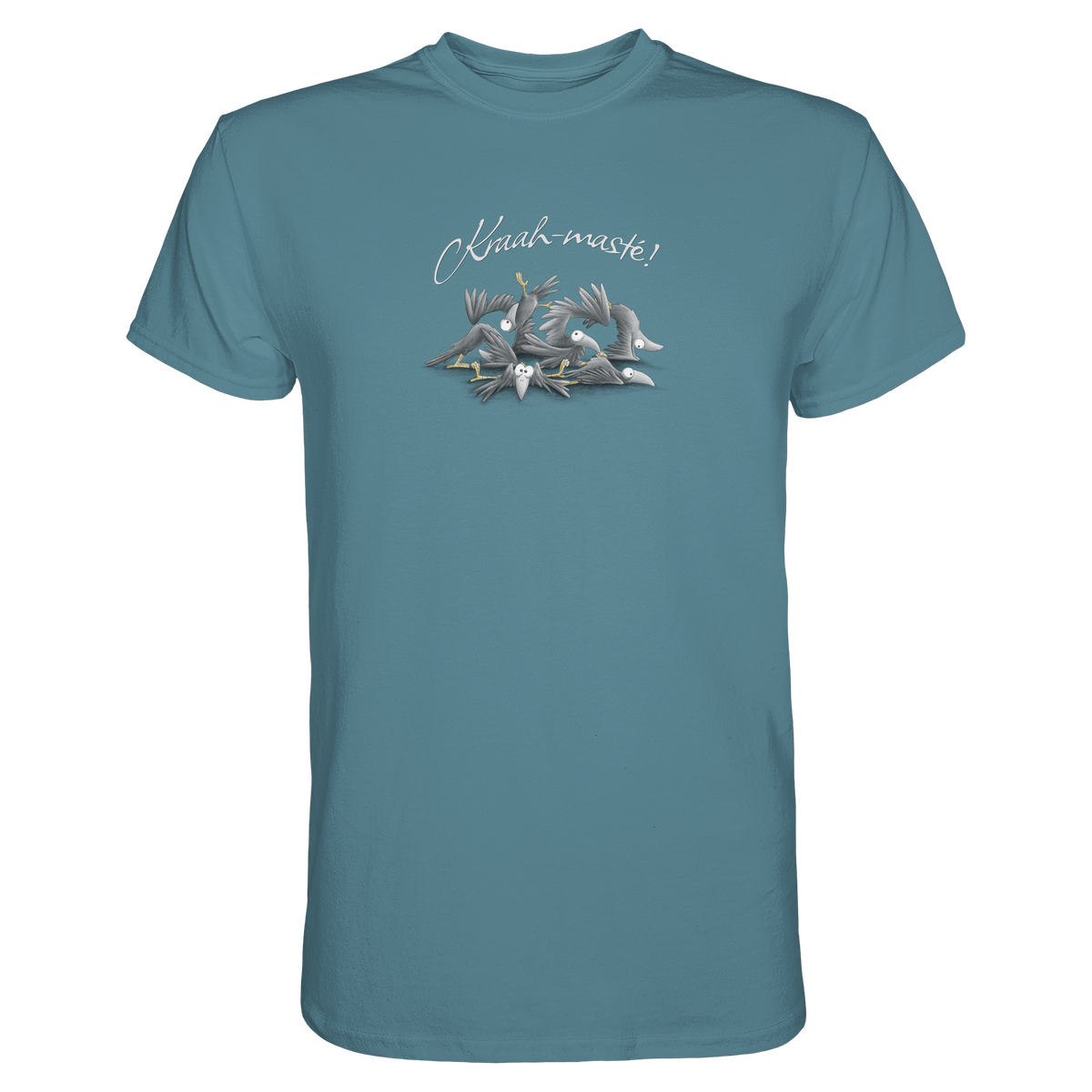 Kraah-masté! Yoga Raben Krähen - Premium Shirt