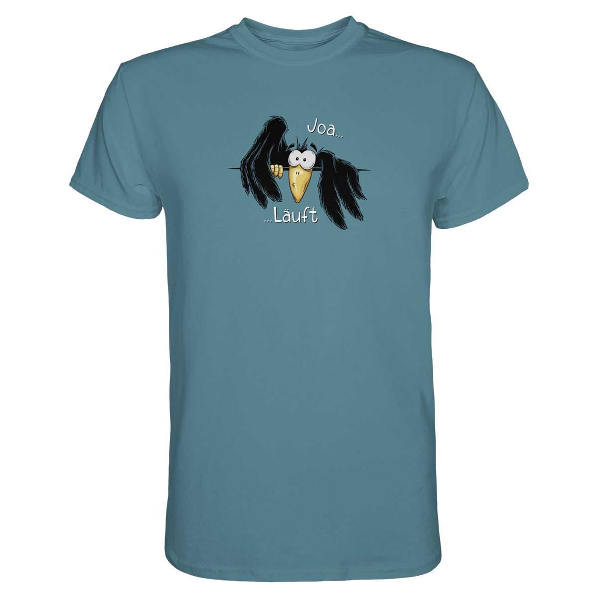 Joa Läuft Krähe gechillter Rabe - Premium Shirt