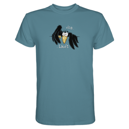 Joa Läuft Krähe gechillter Rabe - Premium Shirt