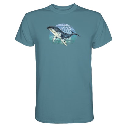 Retro Unterwasser Buckelwal - Premium Shirt