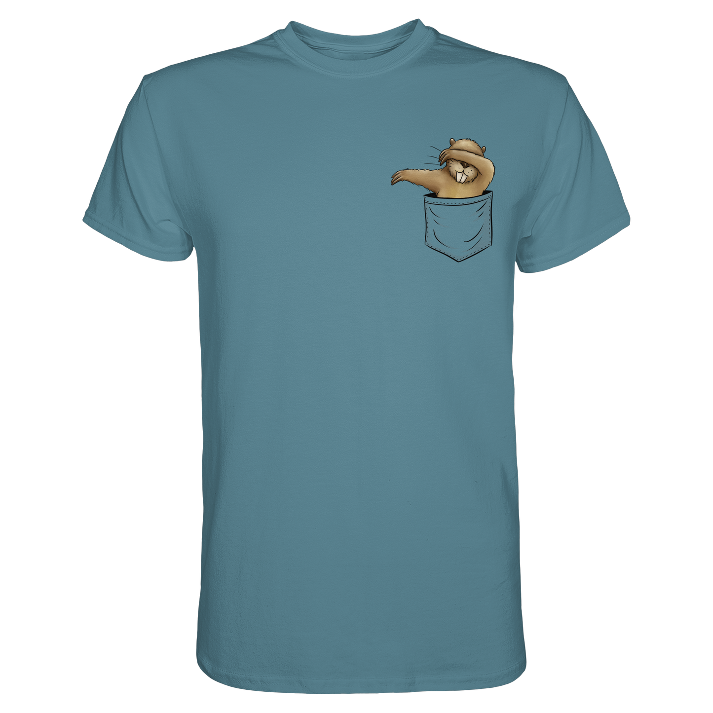 Dabbender Biber in Deiner Tasche - Premium Shirt