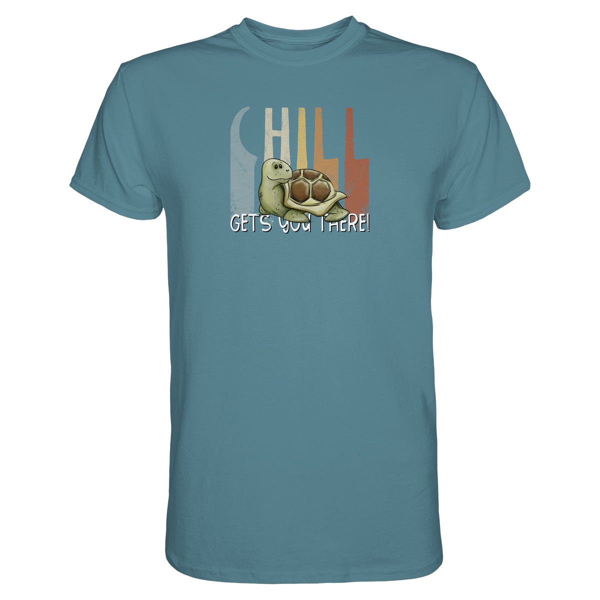 Gechillt gemütliche Schildkröte - Premium Shirt