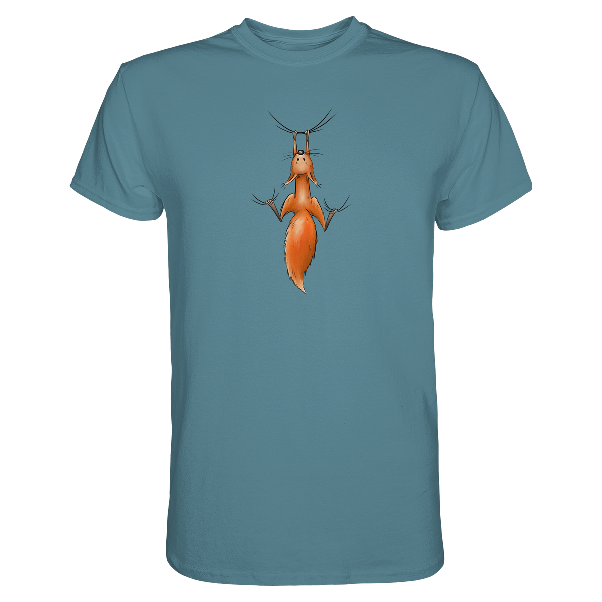 Rotes Eichhörnchen hängt ab - Premium Shirt