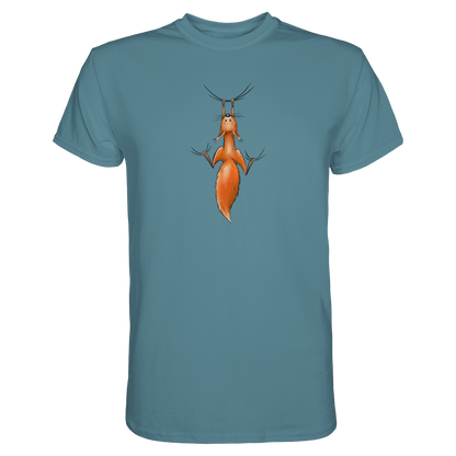 Rotes Eichhörnchen hängt ab - Premium Shirt
