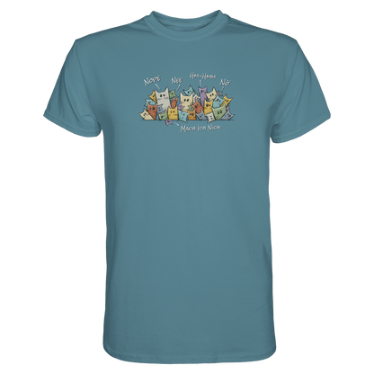 Nope, Nee, Nö Katzen - Premium Shirt
