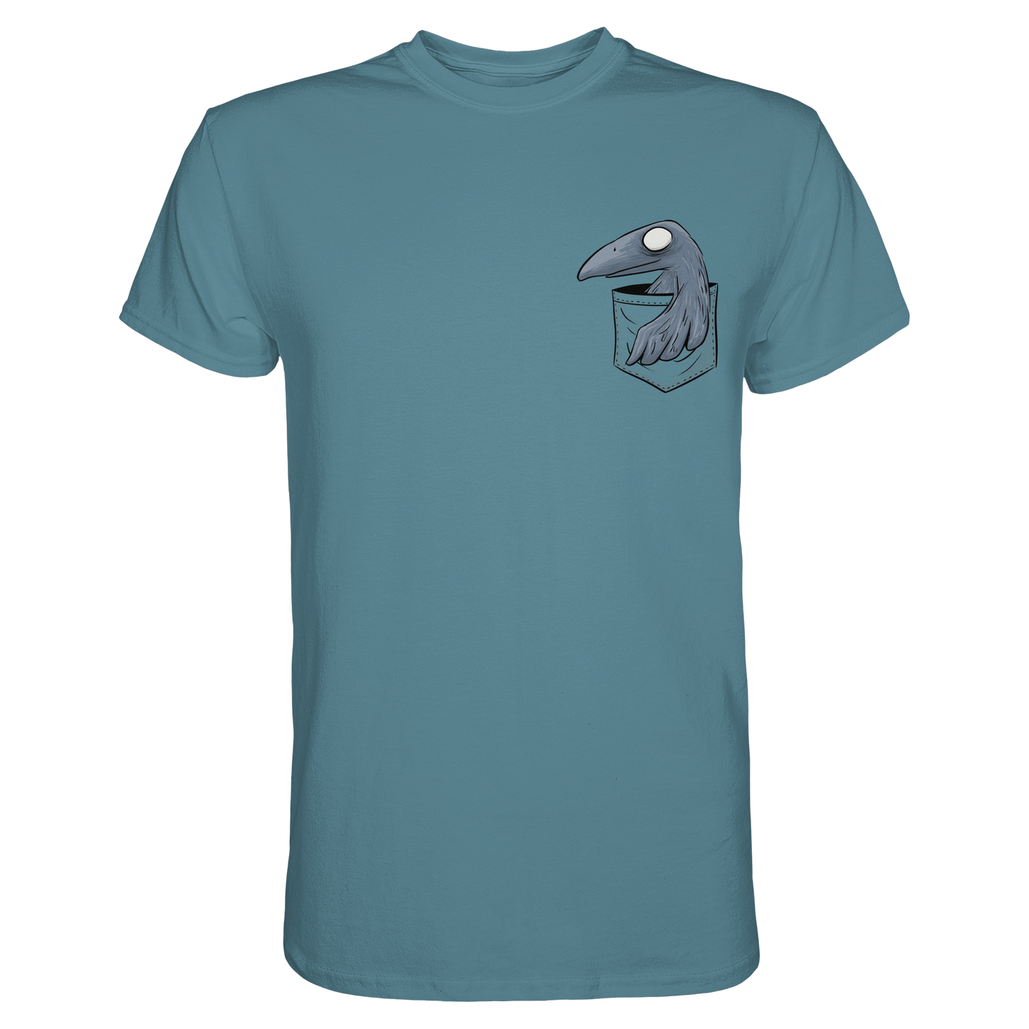 Grufti Rabe Krähe in der Tasche - Premium Shirt