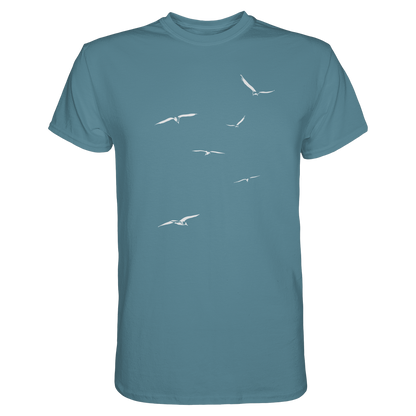 Vogelschwarm – Traum vom Fliegen - Premium Shirt