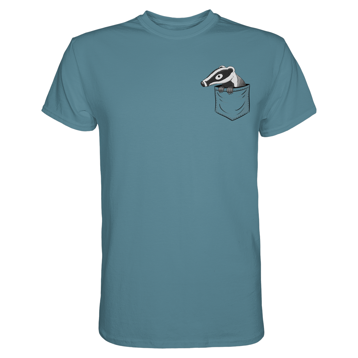 Lustig gemütlicher Dachs In der Tasche - Premium Shirt
