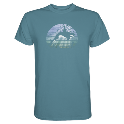 Retro Tiefsee Schwertwal Orca - Premium Shirt