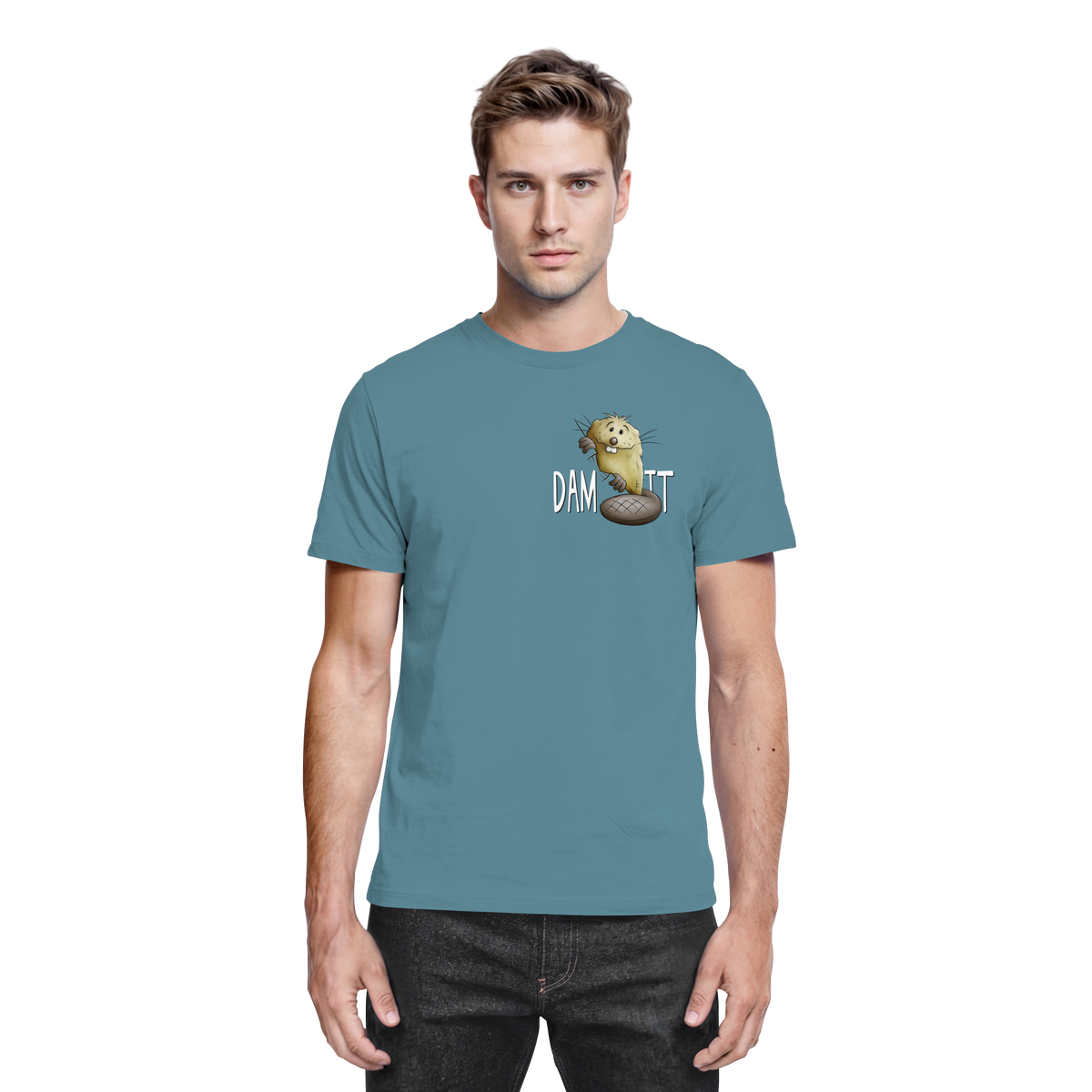 Dam It Verdammt Lustiger Biber - Premium Shirt