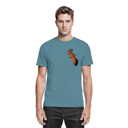 Süßes Eichhörnchen klettert - Premium Shirt