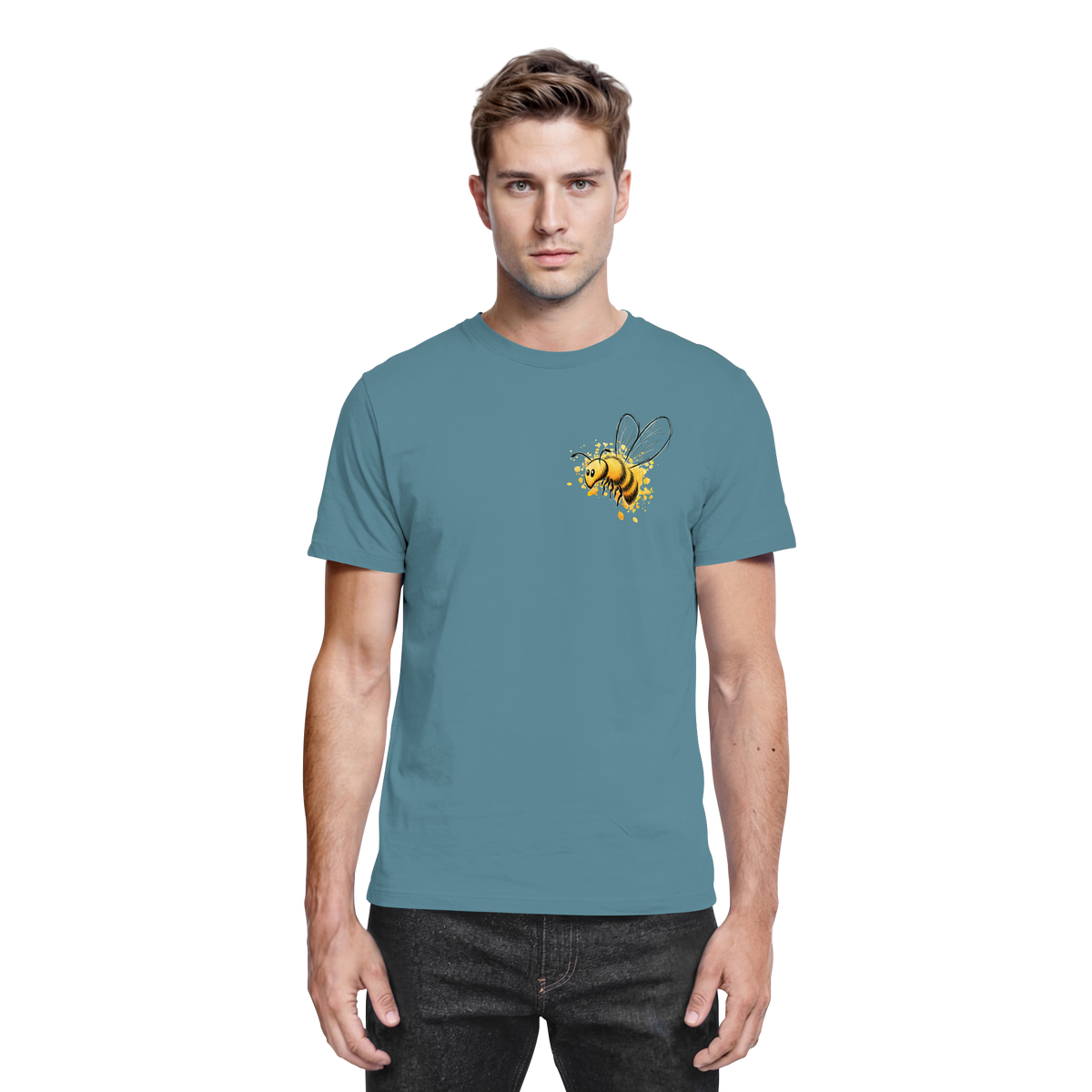 Lässige kleine Honig-Biene - Premium Shirt