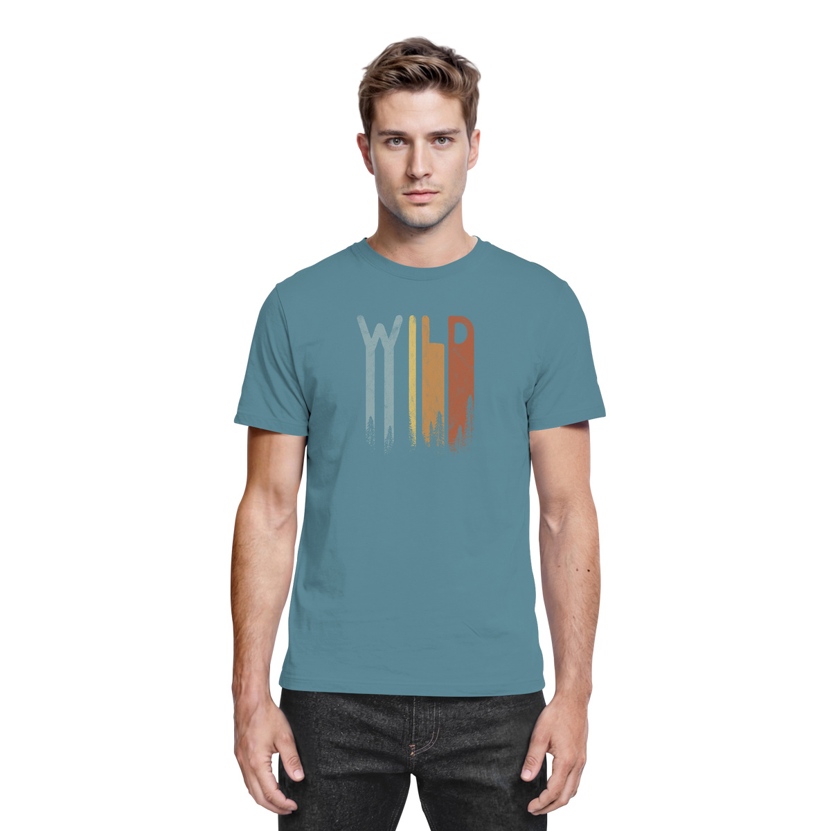 Wild Retro Schriftzug - Premium Shirt