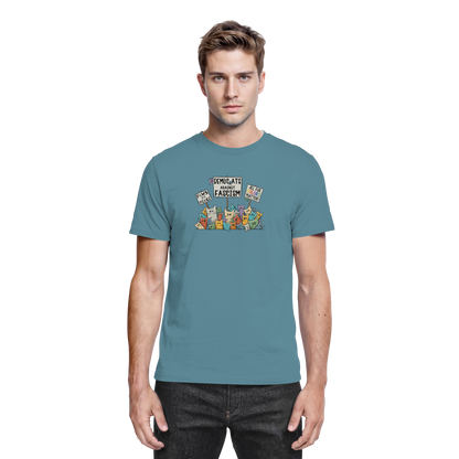 Demo-Katzen gegen Faschismus und für Vielfalt - Premium Shirt