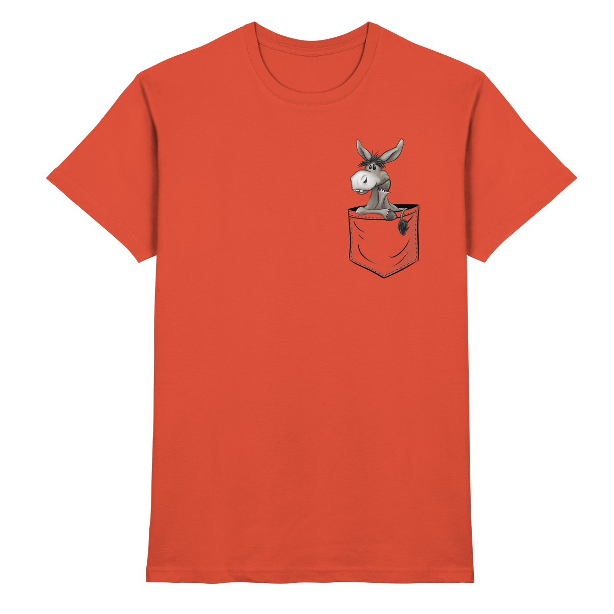 Bockiger Esel in Deiner Tasche - Premium Shirt